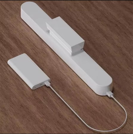 لمبه اضاءه خزانه ورفوف مع ساعه