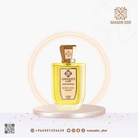 عطر يونيك لاكجري وود آند مود – Unique’e Luxury Wood & Mood Extrait de Parfum 100ml للجنسين
