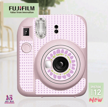 ملصق لكاميرا  فوجي فيلم  إنستاكس ميني 12 نقش زهور