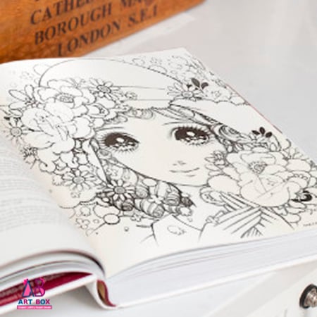 دفتر تلوين انمي قديم