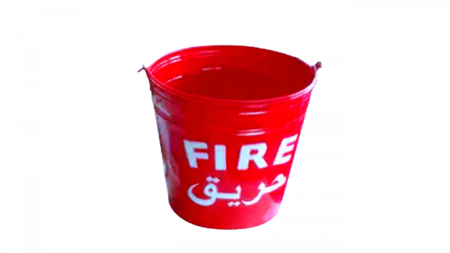 دلو النار - سطل حريق - مكافحة الحريق - سطل رمل