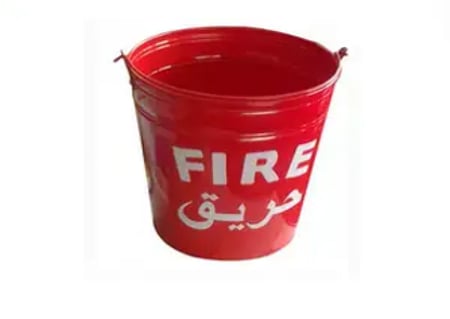 سطل حريق - دلو النار - سطل الرمل - سطل رمل