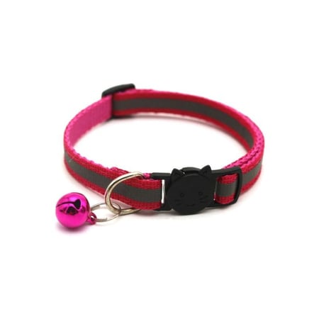 طوق نايلون للحيوانات الأليفة مزود بإبزيم وجرس - SE-PLC001