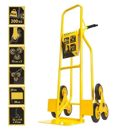 عربية تحميل 200 كيلو لصعود الادراج حديد SXWTD-HT523 - ستانلي