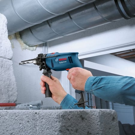 دريل كهربائي بخاصية المطرقة 13 ملم 570 واط - بوش  Electric Hammer Drill 13 mm 570 Watts - Bosch GSB570