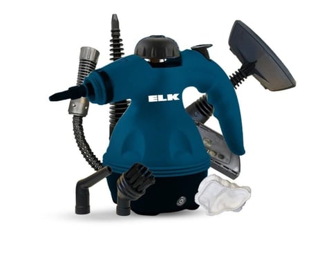 جهاز التنظيف العميق بالبخار بقوه 1200واط من ELK مع فرش وغيار اضافي