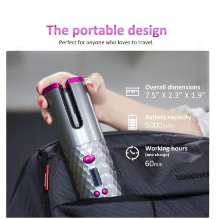 فير تجعيد و لف الشعر الذكي