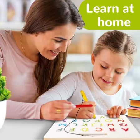 باكج تعليمة للاطفال لعبة التركيز و سجادة تعلم الحروف و كتابة الحروف الإنجليزية