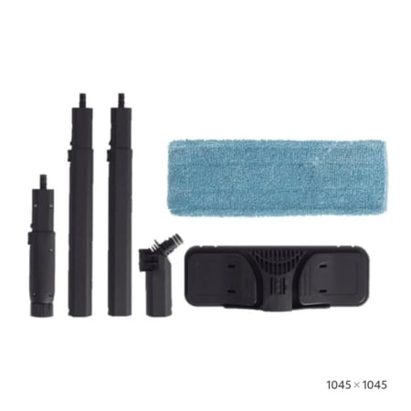 جهاز التنظيف بالبخار والتعقيم من ELKمع عصا الارضيات مع فرش اضافيه