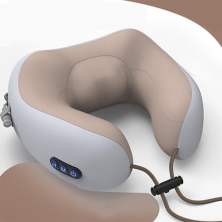 وسادة تدليك الرقبة لتخفيف الام الرقبة - مدلك عنق للمنزل والمكتب والسفر