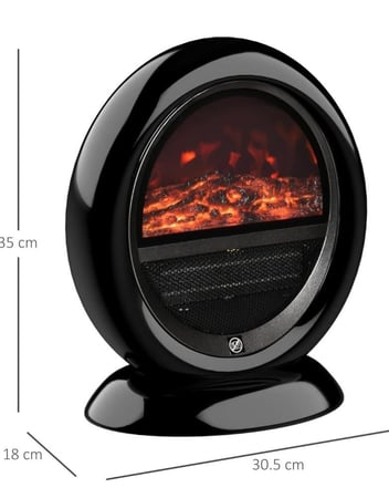 دفاية كهربائية أنيقة بقوة 2000 واط – تصميم عصري مع نظام أمان وحماية متكاملة