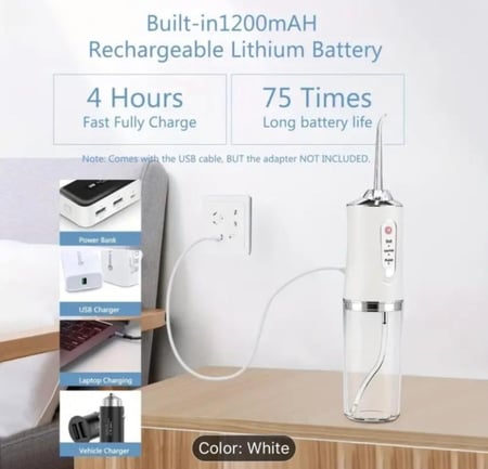 بكج فرشه الإسنان الكهربائيه مع خيط مائي وغسول فم