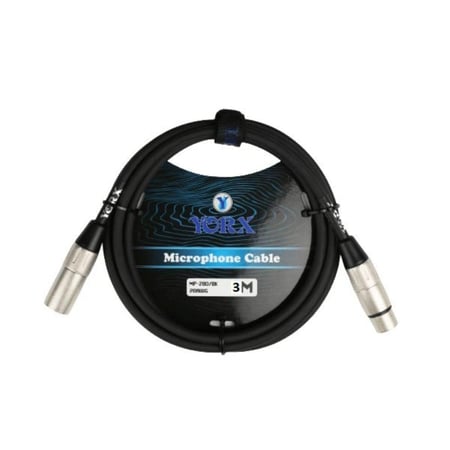 كيبل XLR ذكر انثى 3 متر يوركس Yorx مايكروفون أسود MP-280-3M XLR To XLR