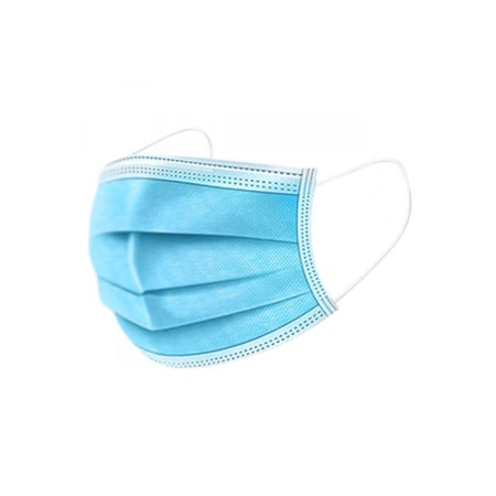كمامات زرقاء واقية من الأمراض و الغبار 3 طبقات عدد 50كمامة face mask
