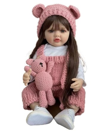 دمية بيبي دول من BE CARE ريبورن مرنة بتفاصيل حقيقية 6096 سم