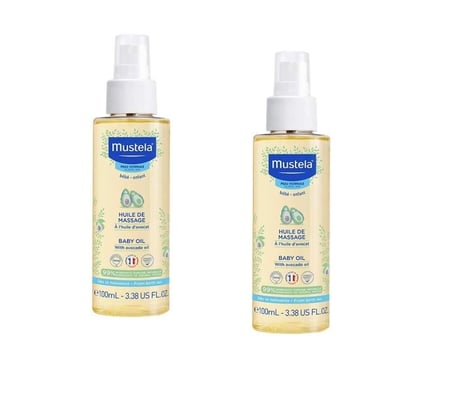 زيت تدليك للاطفال من موستيلا، 100 مل - 2 عبوه