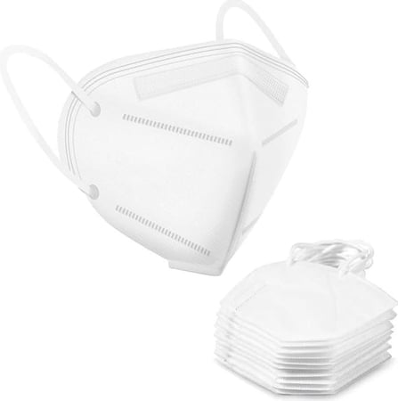 كمامة معتمدة KN_95 مكونة من 5 طبقات، 50 قطعة