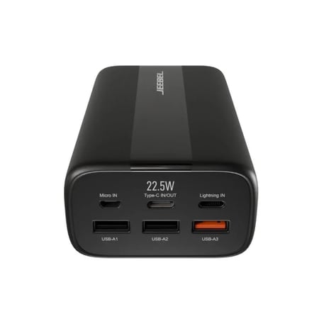 باور بانك جيبل - سعة 30000 مللي أمبير - شحن سريع PD وQC - تصميم أنيق ومتين