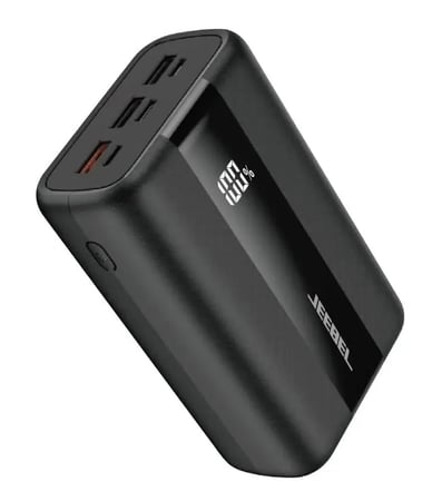 باور بانك جيبل - سعة 30000 مللي أمبير - شحن سريع PD وQC - تصميم أنيق ومتين