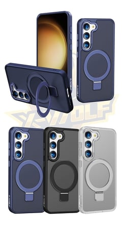 اكس وولف كفر حمايه ماق سيف لسلسة جالكسي مع مسكة واستاند 360 درجه