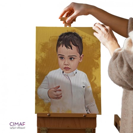 لوحة كانفس رسم ديجيتال