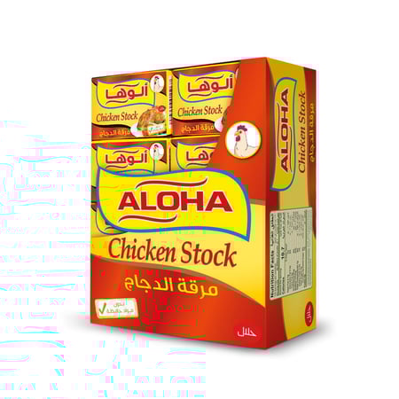 مرقة الدجاج ألوها مكعبات  24 قطعة