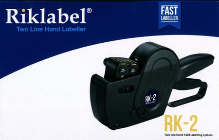 ريكليبل آر كي٢ ماكينة تسعير يدوية مع تاريخ صلاحية سطرين