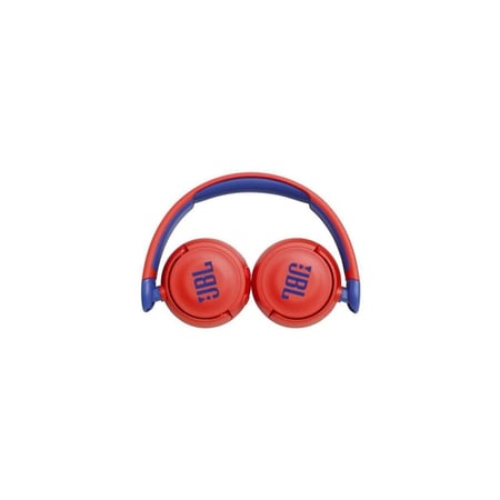 سماعات رأس JBL JR310BT Red Kids اللاسلكية فوق الأذن تقلل مستوى الصوت للاستماع الآمن | JBL JR310BT Red Kids wireless on-ear headphones reduced volume for safe listening