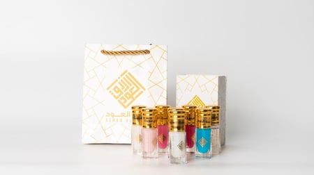 مجموعة المسك الفاخرة بلس 8 أنواع + 8 أكياس هدايا