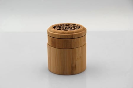 مبخرة السيارة والمكتب لون خشبي  + 10 لفائف عود ماروكي فاخر