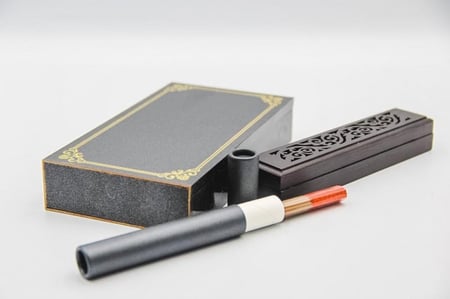 المبخرة الذكية حجم وسط + أعواد الماروكي الطبيعي الفاخرة