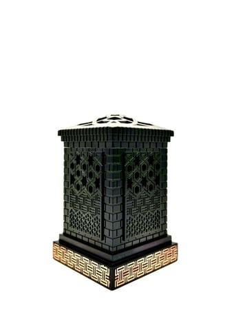 مبخرة فاخرة (مكعبة بنقش اسلامي  )