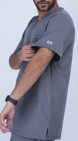 سكراب كويني رجالي رصاصي وسط