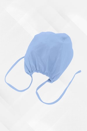 غطاء للرأس طبي سماوي فاتح