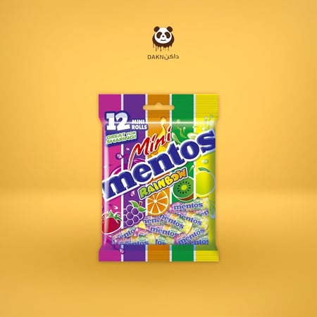 مينتوس حلوى مطاطية صغيرة بنكهة الفاكهة 250غرام