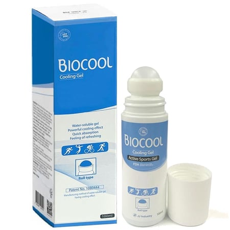 جل تبريد للعضلات والمفاصل بايكول رول BIOCOOL لتخفيف الآلام والتشجنات