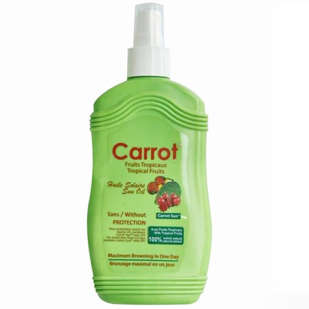 كاروت صن زيت تسمير تروبيكال فروت 200 مل- متجر غيداء الطبية