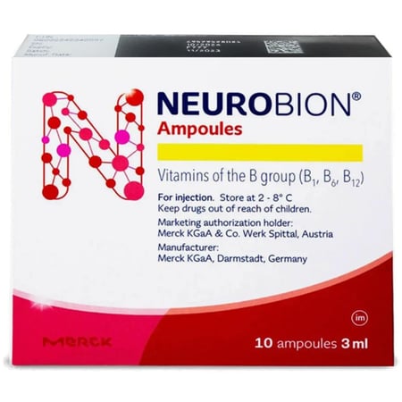 نيوروبيون امبولات مجموعة فيتامينات B12,B6,B1 - متجر غيداء الطبية