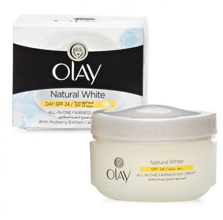 اولاي كريم النهار بدرجة حماية 24 تفتيح البشرة المتكامل 50جرام OLAY NATURAL WHITE DAY SPF 24