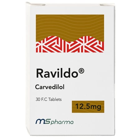 رافيلود كارفيديلول 12-5 ملجم 30 كبسول - صيدلية غيداء الطبية