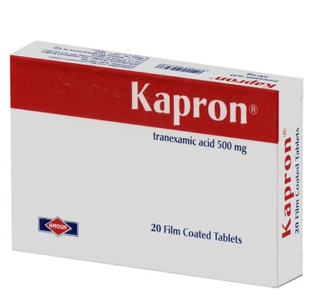 سعر كابرون حبوب دواء لإيقاف النزيف وتقليل فقدان الدم