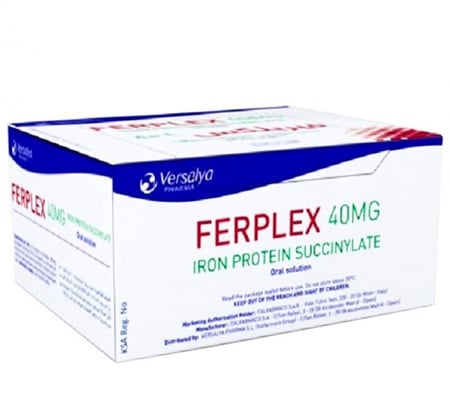 فيربلكس حديد بروتين السوكسينيلات محلول عن طريق الفم 40ملجم FERPLEX 40MG IRON PROTEIN SUCCINYLATE