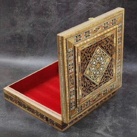 صندوق موزاييك فاخر - قشوة الطيب