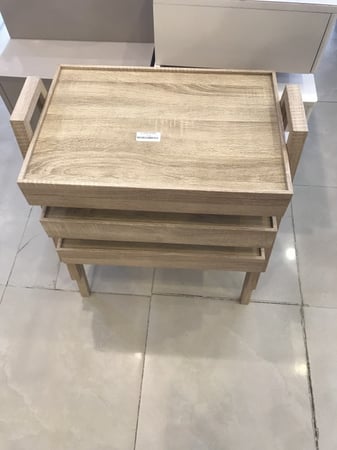 طقم طاولات تركي ٣ حبة صحن