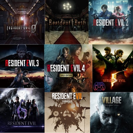 بكج ريزدنت ايفل  كامل مع الإضافات Resident Evil النسخه الذهبيه ستيمpc