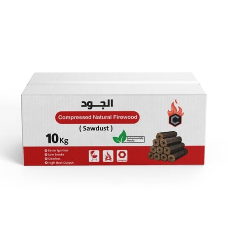 حطب طبيعي مضغوط (سودس) 10 كيلو