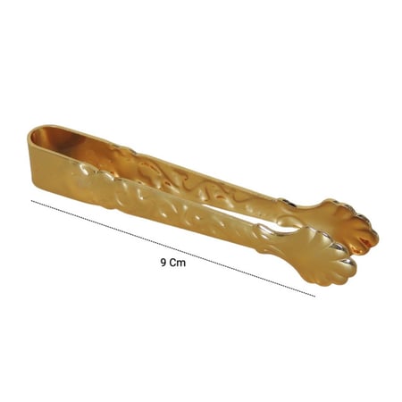 ملقاط بخور صدفة ذهبي