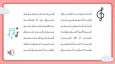 عرض بوربوينت جاهز للصف الرابع لغتي