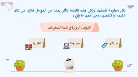 درس البحث ومصادر المعلومات ثالث ثانوي