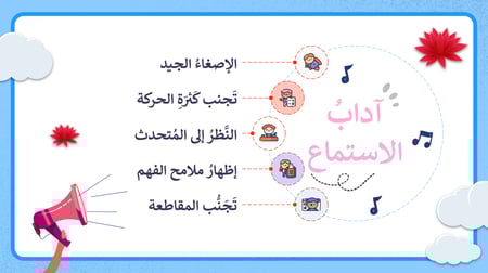 نص الاستماع لغتي سادس